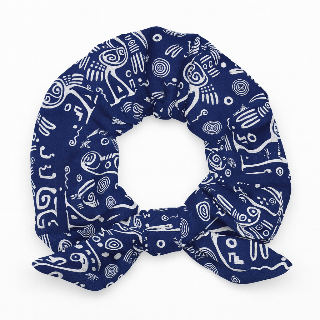 Mystique Aztatl Recycled Scrunchie