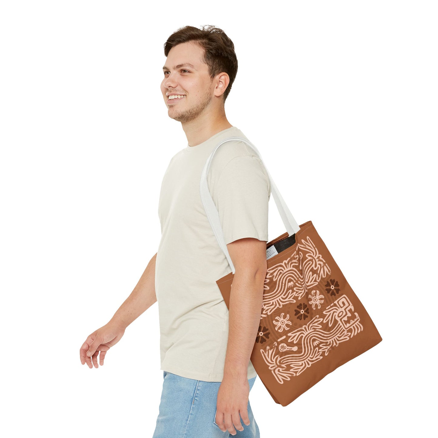 Terracotta Serpent Winds Tote Bag
