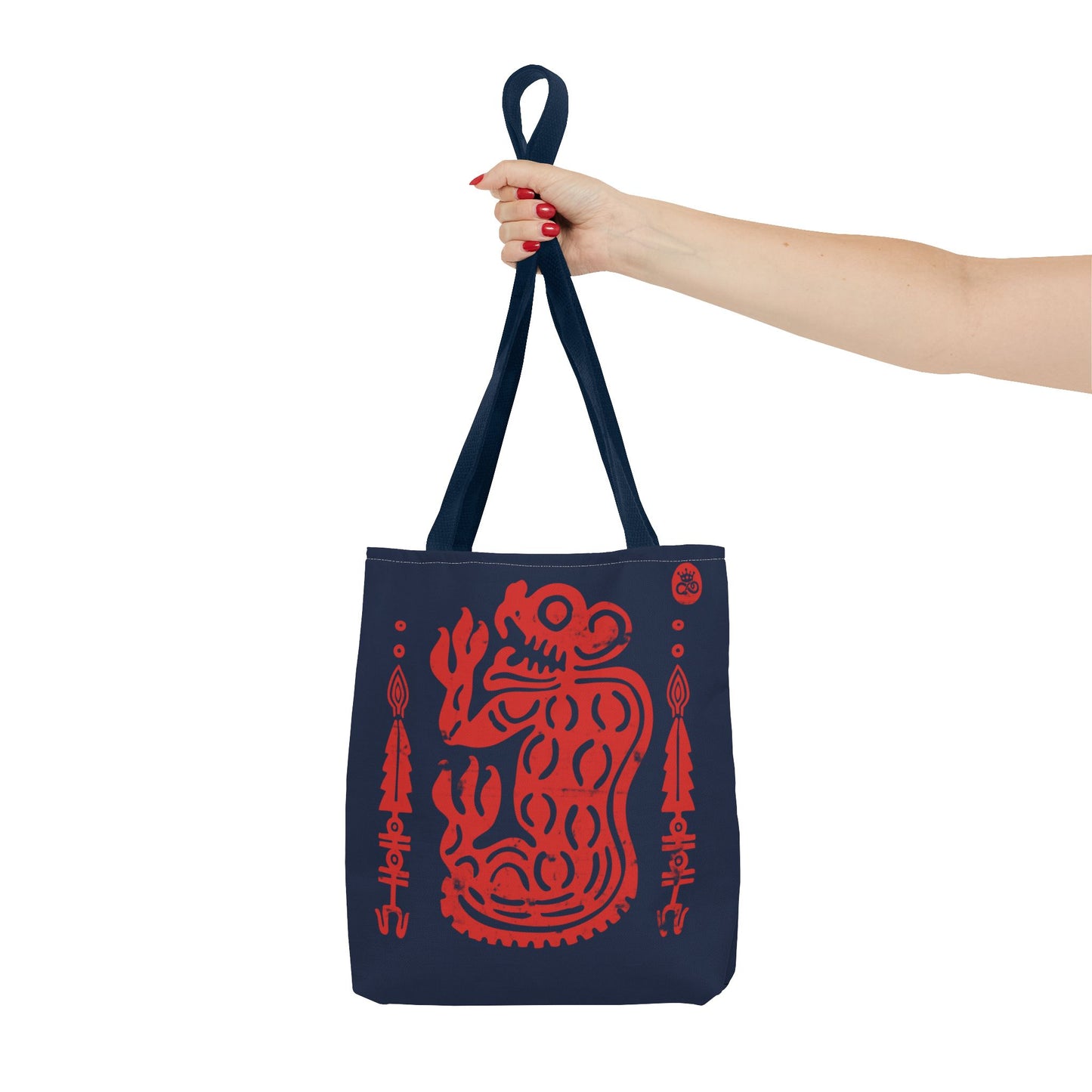 Red Jaguar Guardian Tote Bag
