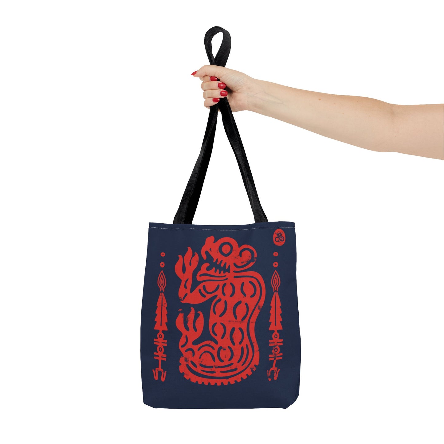 Red Jaguar Guardian Tote Bag