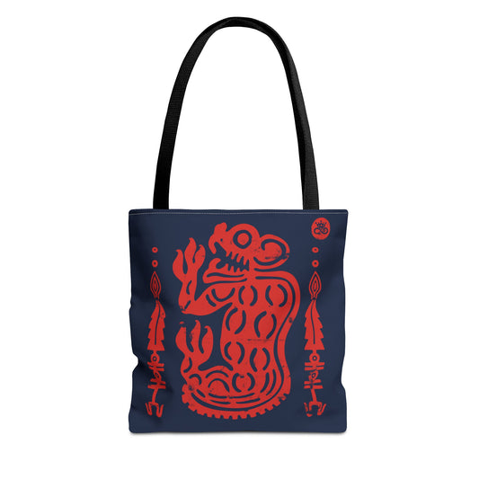Red Jaguar Guardian Tote Bag