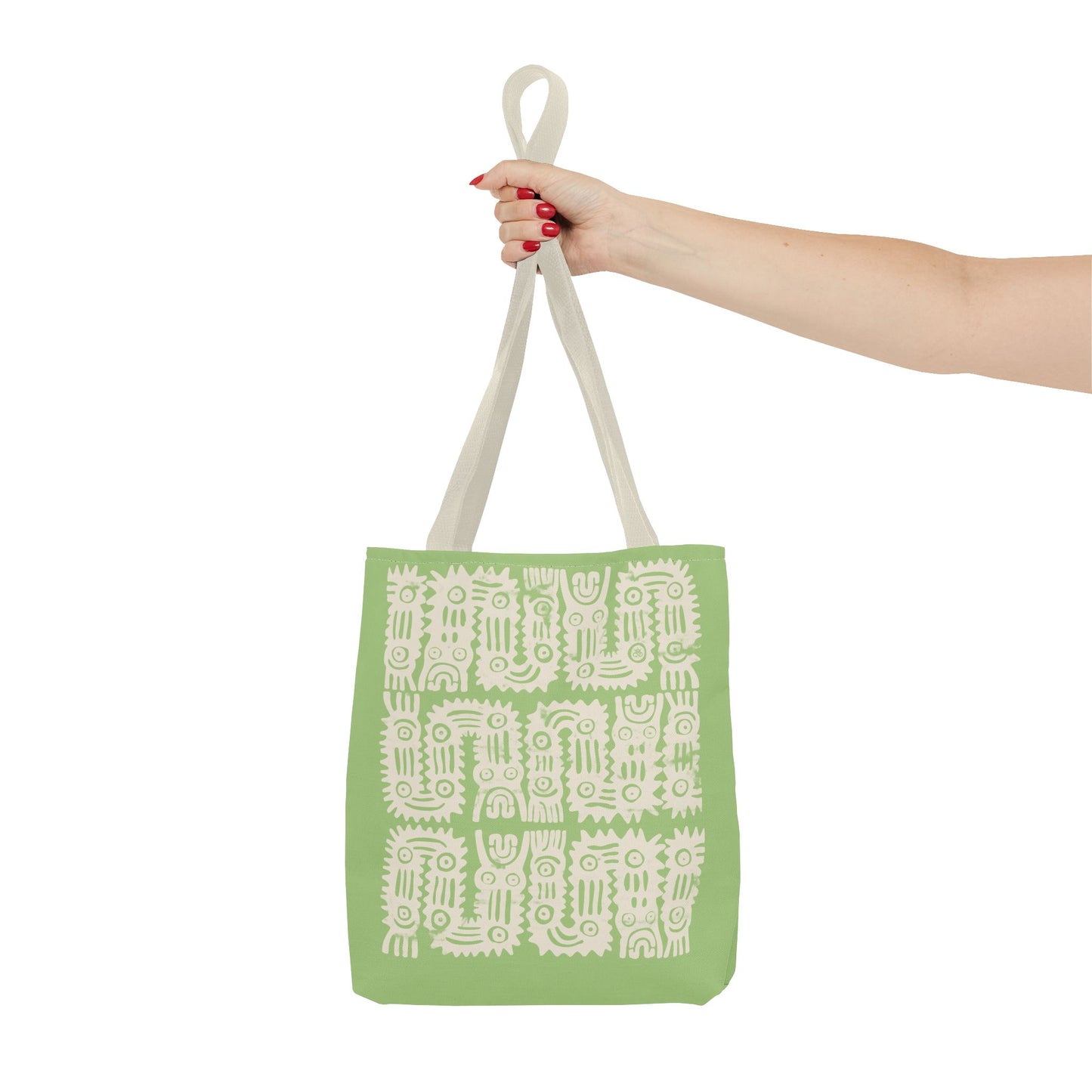 Olive Glyphs Tote Bag
