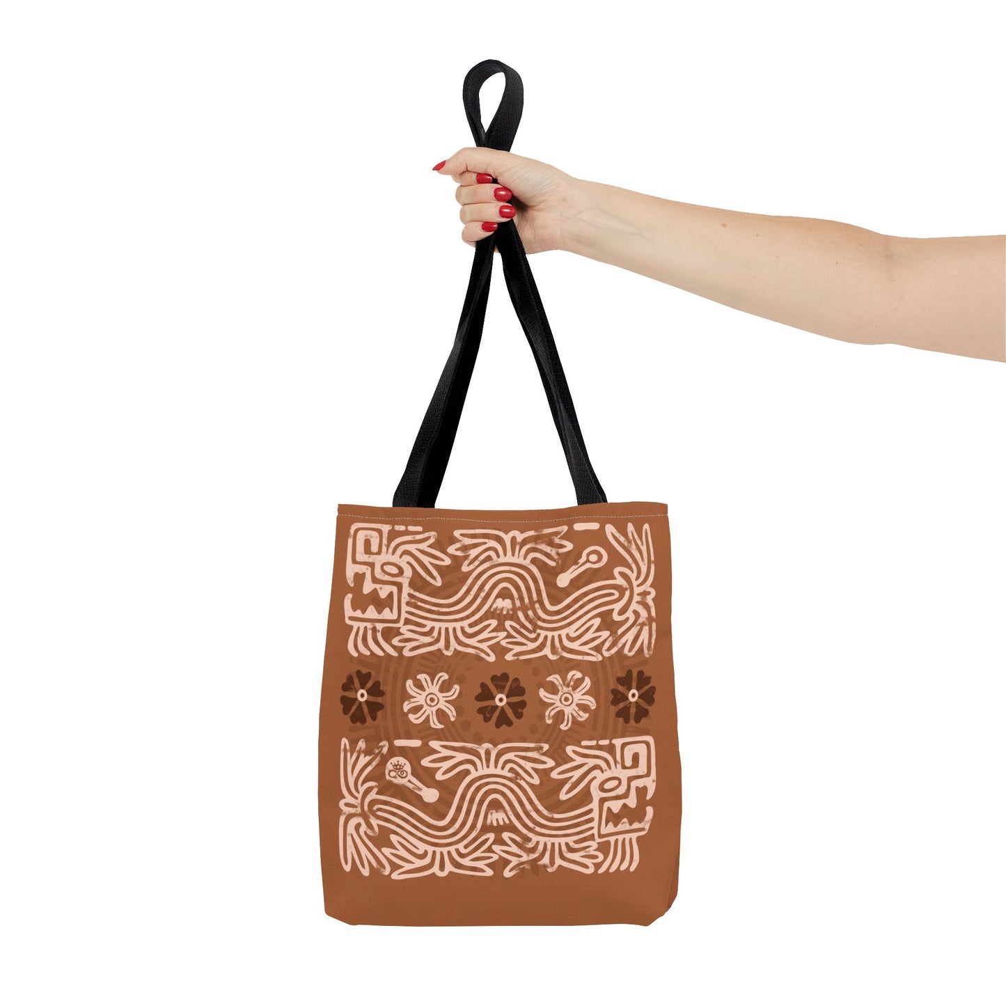 Terracotta Serpent Winds Tote Bag