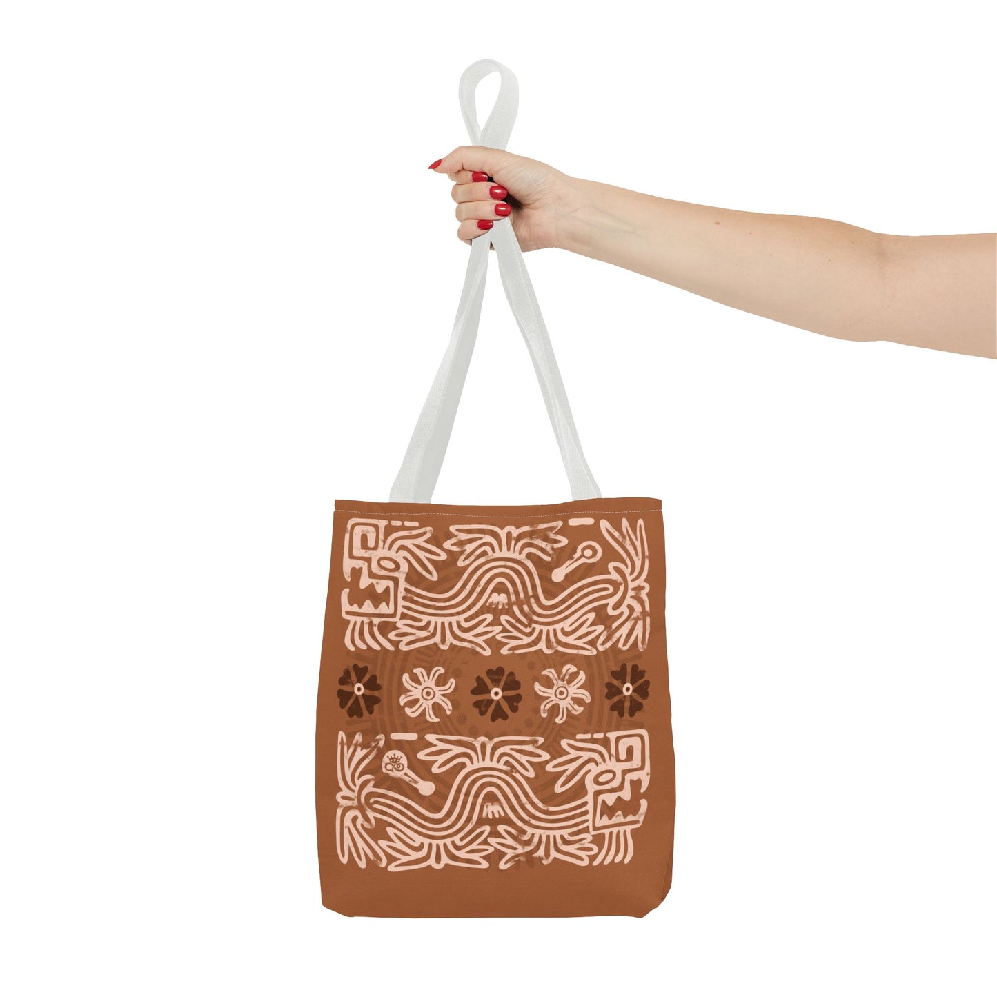 Terracotta Serpent Winds Tote Bag