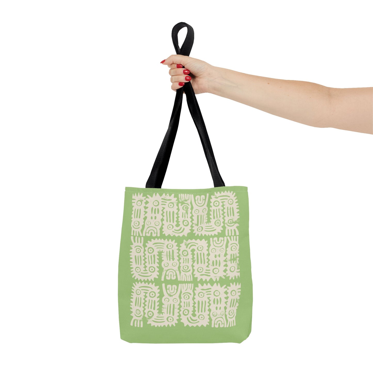 Olive Glyphs Tote Bag