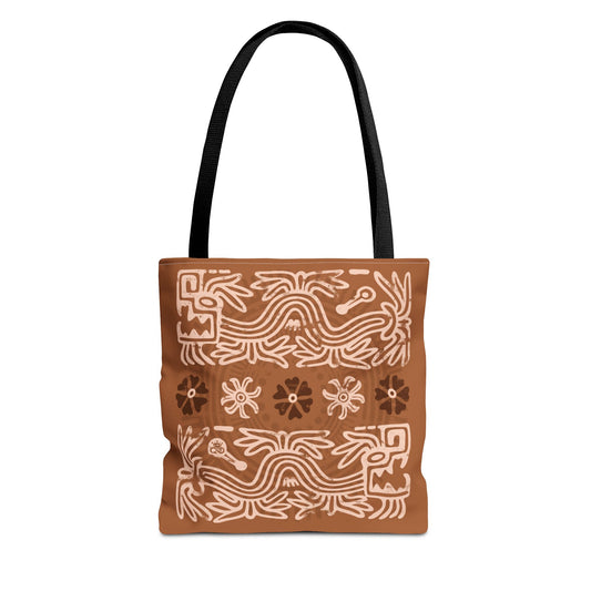 Terracotta Serpent Winds Tote Bag