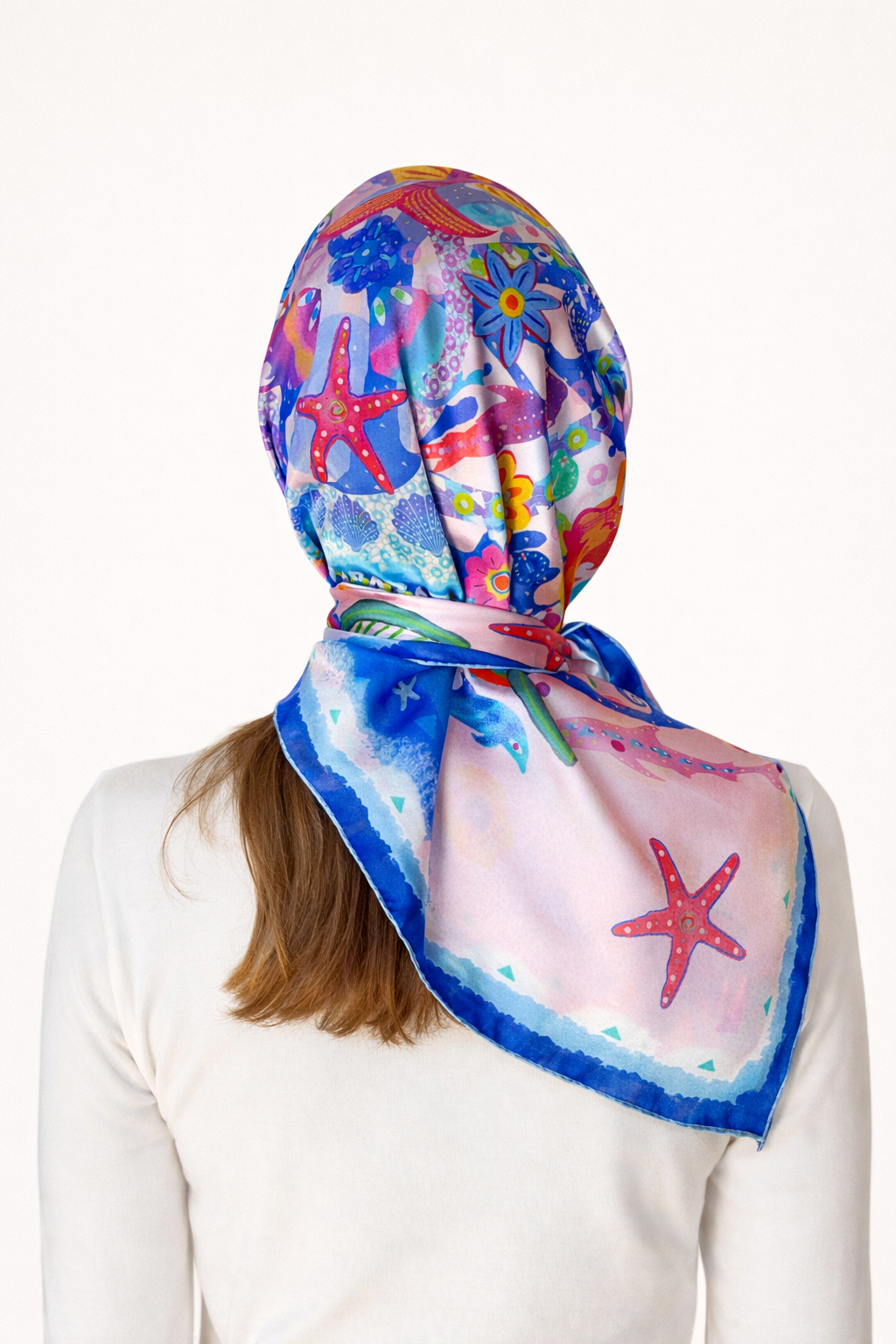 La Sirena - Silk Satin Scarf