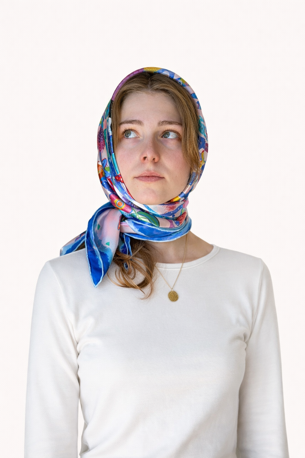 La Sirena - Silk Satin Scarf