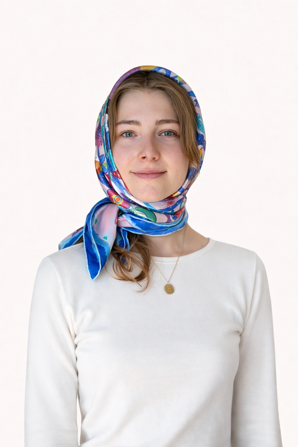 La Sirena - Silk Satin Scarf