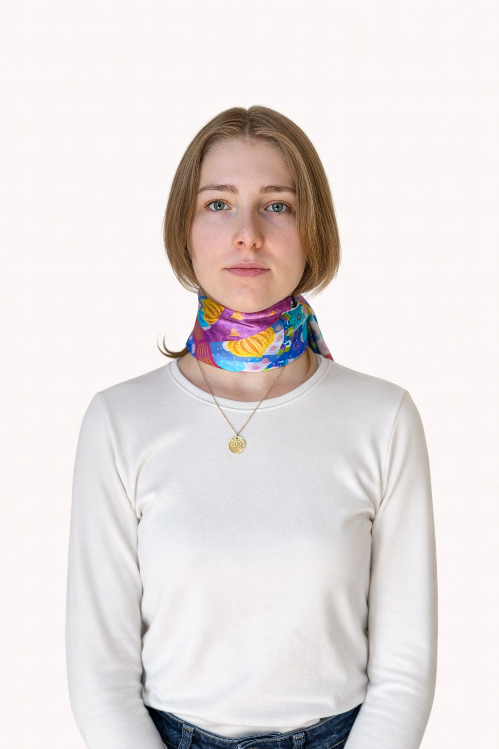 La Sirena - Silk Satin Scarf