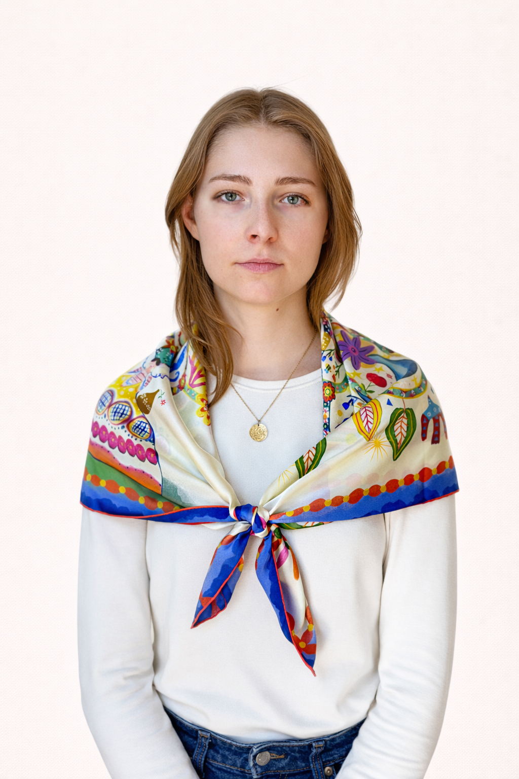 Viva la Vida - Silk Satin Scarf
