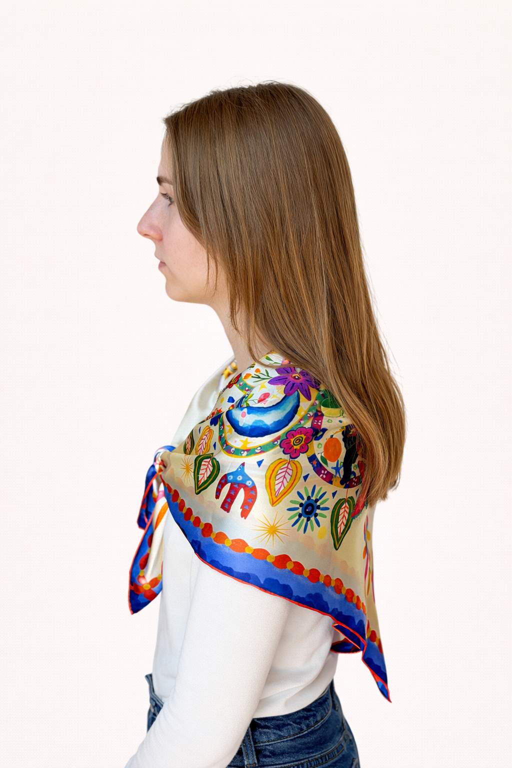 Viva la Vida - Silk Satin Scarf