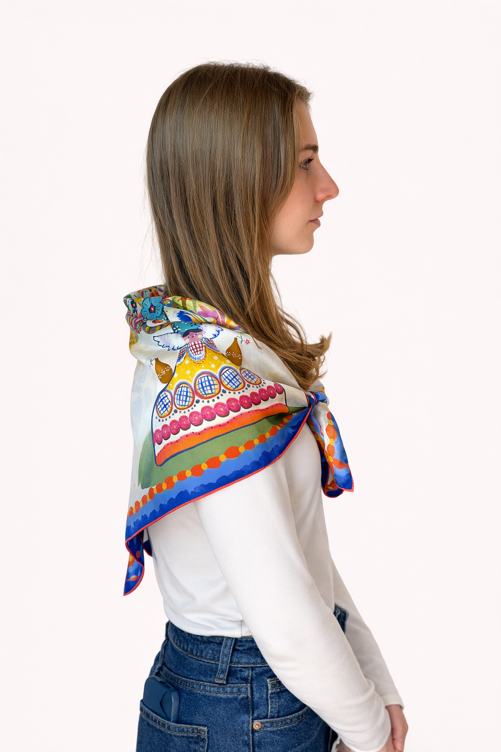 Viva la Vida - Silk Satin Scarf