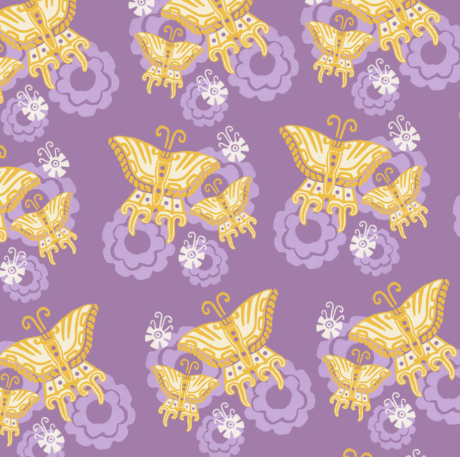 Mystique Mariposas de Tula Recycled Scrunchie