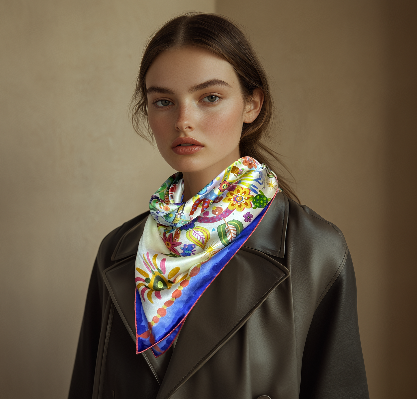 Viva la Vida - Silk Satin Scarf